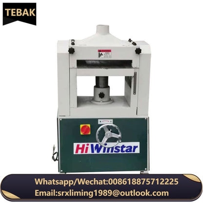 A TEBAK XJ-23 Wood Planer Single Side Woodworking Thickness Planer Thicknesser Wood Planer Machine