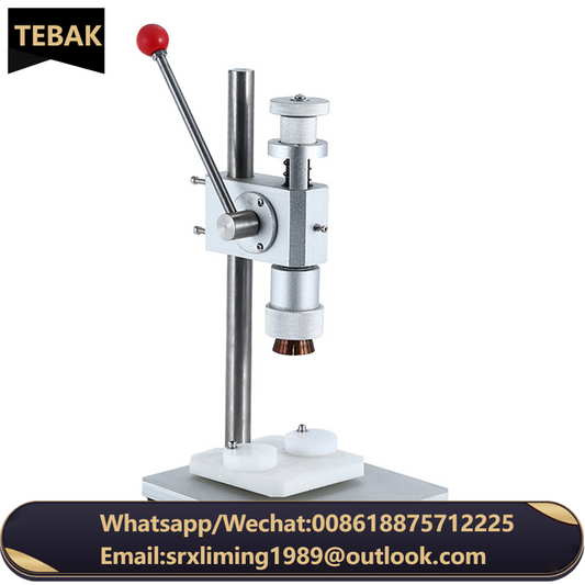 TEBAK Ltx-50 Sealer Glass Bottle Capping Machine 13mm 15mm Manual Perfume Glass Bottle Press Sealing Crimping Machine