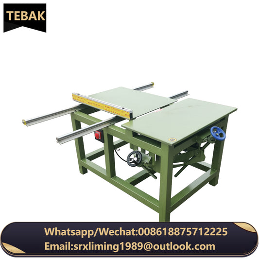 A TEBAK Factory Custom Push Table Saw Household Saw Board Cutting Machine Woodworking Machinery
