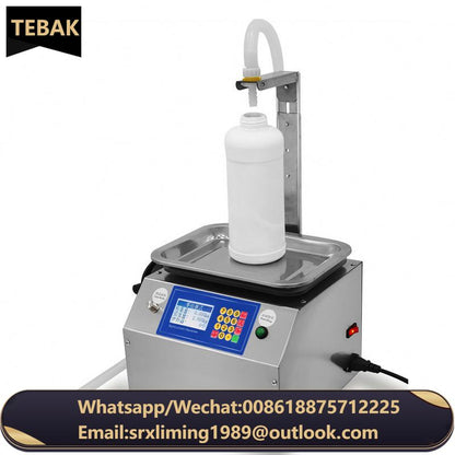 CSY-L13 Semi Automatic Weighing Liquid Filling Large Flow Diaphragm Pump Laundry Detergent Gel Viscous Liquid Filling Machine