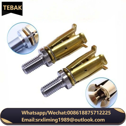 BT30 BT40 45 Degrees Gripper External Internal Threaded Spindle Claw Clamp 4 Petal Pull Claw