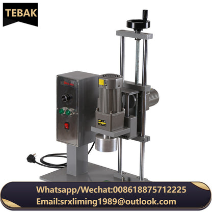 TEBAK DDX-450 Desktop Electric Plastic Glass Bottles Capping Sealing Machines