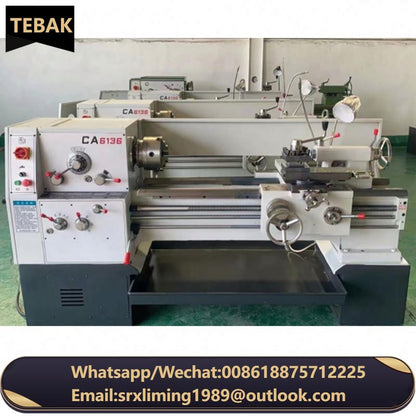 High Precision Horizontal CA6136 Metal Manual Lathe With Long Service Life and Stable Operation Supplied by Manufacturers