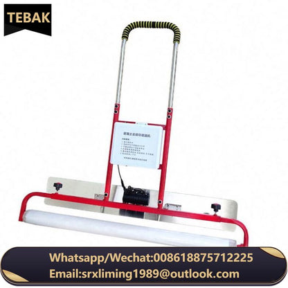 TEBAK Electric Laminating Machine Cement Flooring Vibrating Cover Film Machine to Remove Footprints Vibration Leveling Ruler