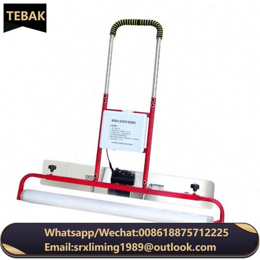 TEBAK Electric Laminating Machine Cement Flooring Vibrating Cover Film Machine to Remove Footprints Vibration Leveling Ruler