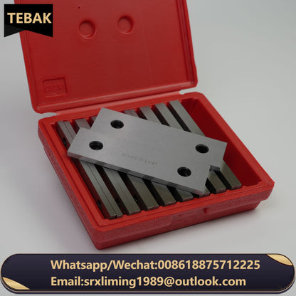 Tebak 1/2 Inch Thickness Steel Parallel Sets Rectangular Metal Parallel Block