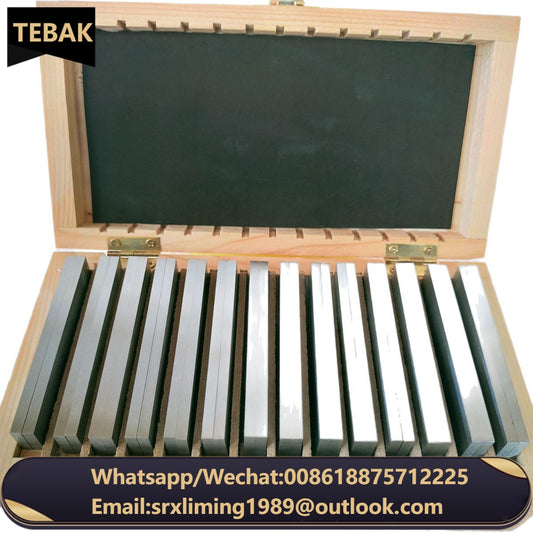 TEBAK Machine Tools 150x8.5mm 9pairs Precision Parallel Set Block Set Parallel Pad Gauge Block CNC Milling Pads