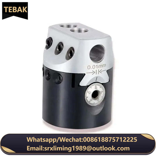 TEBAK F1 2/3/4 Inch 50/75/100mm F1 Type Boring Head Lathe Boring Bar Milling Holder for Milling Machine Tools