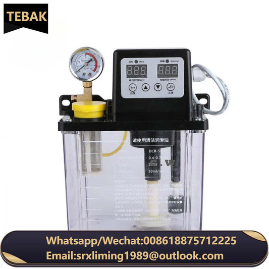 220V cnc electromagnetic lubrication pump lubricator 0.5/1/2 Liters lubricant pump automatic lubricating oil pump Oil injectors