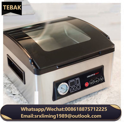 TEBAK VP100 150 New Design Table Top Mini Household Kitchen Supermarket Commercial Vacuum Sealer Food Vacuum Packing Machine