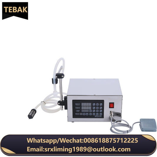 Sy-280 Electric Digital Control Pump Bottle Liquid Filling Machine Small Perfume Water Juice Oil Perfume Machine Full Automatic