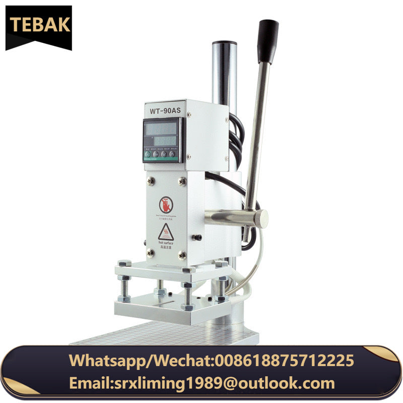 TEBAK WT-90AS Digital Hot Stamping Foil Cards Plastic Paper Leather Hot Heat Transfer Press Machines