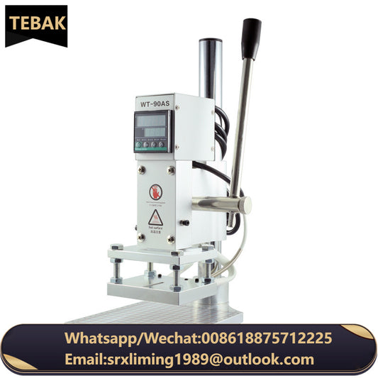 TEBAK WT-90AS Digital Hot Stamping Foil Cards Plastic Paper Leather Hot Heat Transfer Press Machines