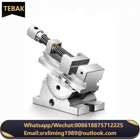 Universal Flat Jaw Precision Vise, Rotating vise，size 2 to 3 inches, 360° Rotation Adjustable angle, Vertical tilt up to 50°