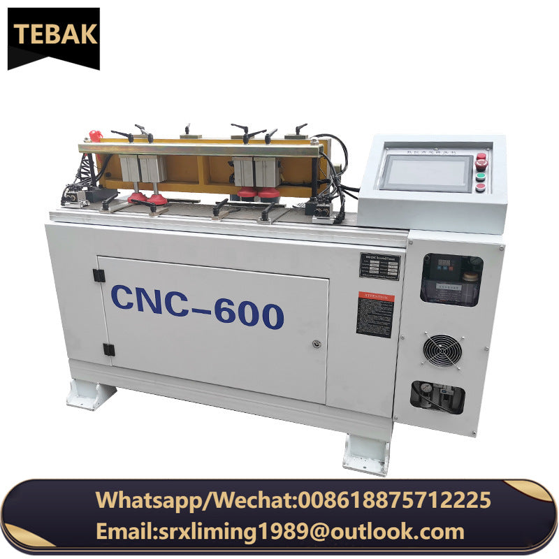 A CNC-600 650 Cnc Dovetail Joint Machine Manufacturer Horizontal Woodworking Double Ends Horizontal Wood Mortising Machine