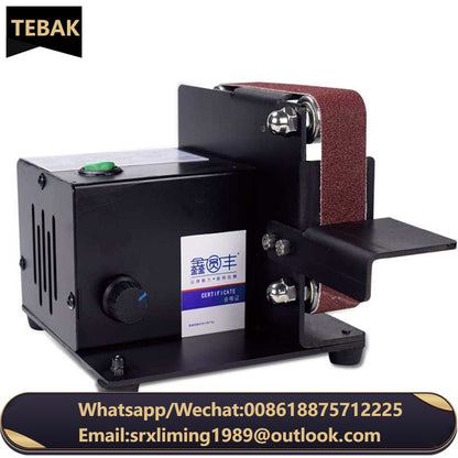 TEBAK Belt Sander Electric Sanding Polishing Machine Grinding Sander Grinder Small Sand-belt Machine