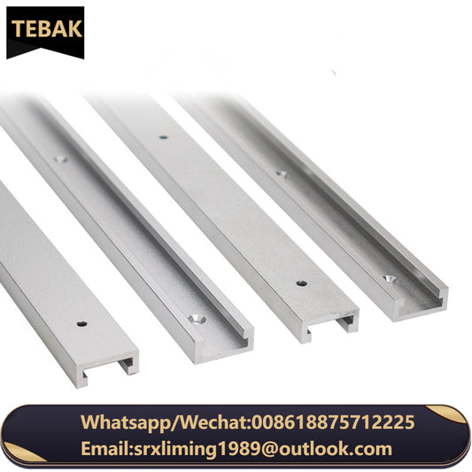 TEBAK W-04 Router Table Bandsaws Woodworking Tool 300/450/600/800MM T-track Slot Miter Track Jig Backing Fixture Limiter