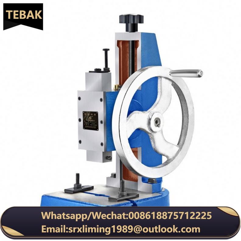 TEBAK Desktop Press Micro Punch Steering Pheel Punch Disk Riveting Punch 0.5t 1.0t 1.5t Punching Machine Portable Electric Small