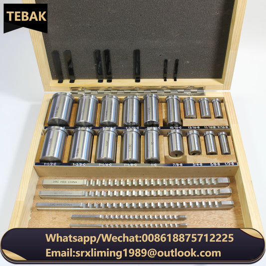 TEBAK Factory Customized Broaching Rectangular High Keyway Spline Broaching Set