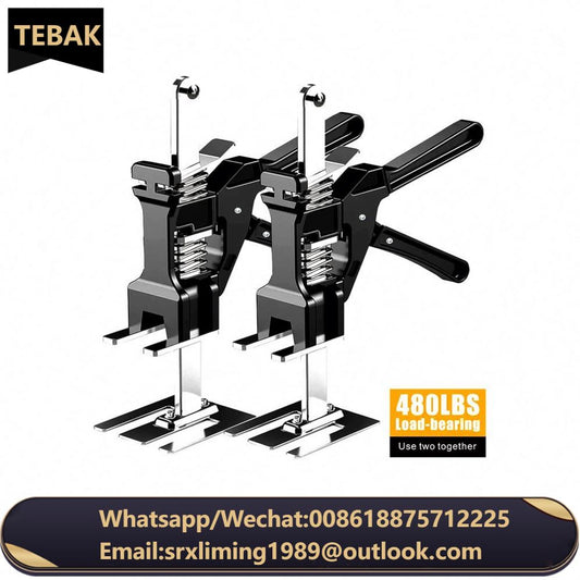 Lift Wall Brick Height Adjuster 2pcs Hand Tool Jack Set Floor Tool  Door Plate Lifter Cabinet Handheld Labor Saving Arm System