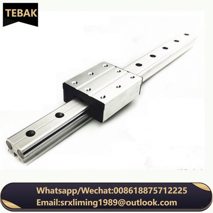 TEBAK D-19 LGD12 Dual-shaft Linear Rail Series Double Axis Roller Guide LGD6 LGD8 LGD16