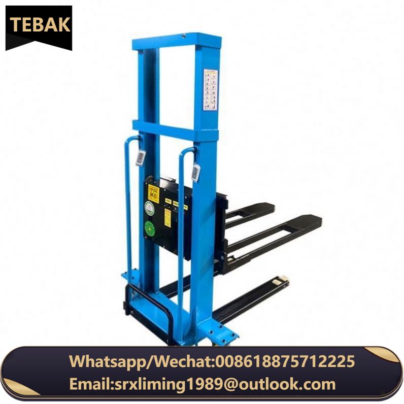 Unloading Truck Mounted Forklift Electric Stacker Hydraulic Handling Truck Small Mobile Elevator Manual Forklift