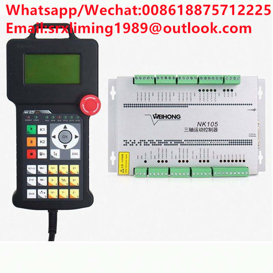TEBAK 3-axis 4-axis Controller NK105 G2 G3  Handle DSP Controller Original Engraving Machine Motion Control System