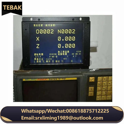 CNC Industrial LCD Display Monitor for Replacing FANUC 9" Old CRT A61L-0001-0093 D9MM-11A MDT947B-2B A61L-0001-0095 D9CM-01A