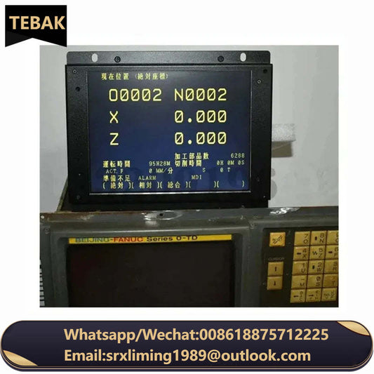 CNC Industrial LCD Display Monitor for Replacing FANUC 9" Old CRT A61L-0001-0093 D9MM-11A MDT947B-2B A61L-0001-0095 D9CM-01A