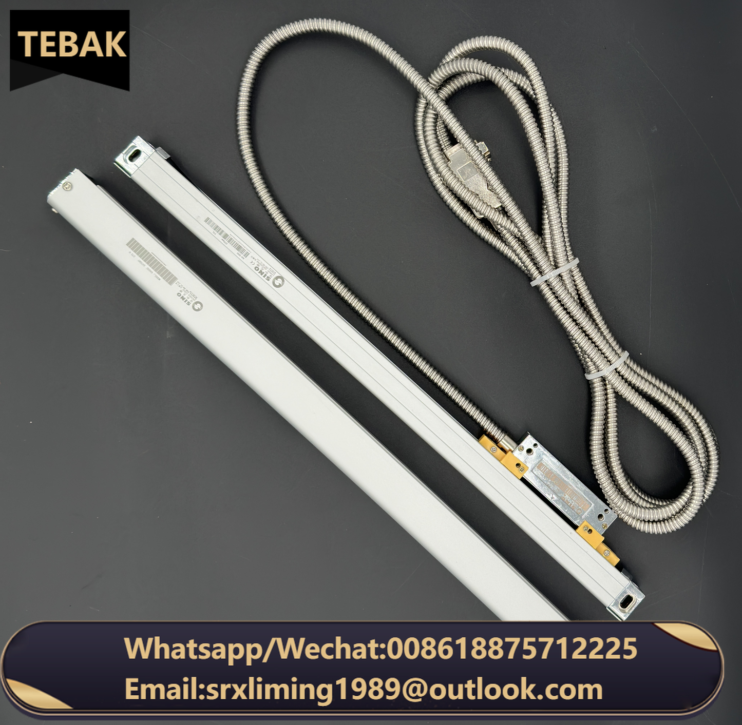 KA35 100 150 200 250mm KA300-320mm Linear Scale Encoder System 5um Resolution 320mm Linear Slide for Milling Machine