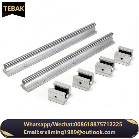 D-15 Cylindrical Linear Guide Woodworking Smooth Axis Slide Rail SBR30 TBR30 Linear Aluminum Alloy Round Guide Rail