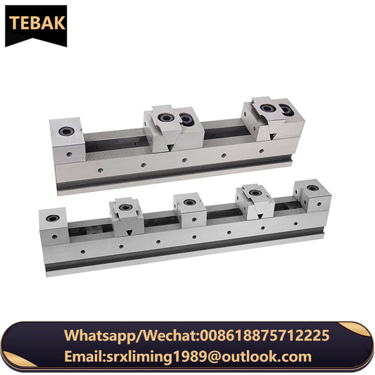 XD150-40 300/400/500mm OEM ODM Universal Multiple Clamp Rail Vise Row Parallel Combined Multigrip Vise for CNC Milling Machine