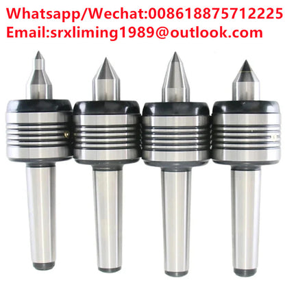 MT2 MT3 MT4 Morse CNC Lathe Rotary Center Standard Double Cone Head Live Center For Morse Turning Center