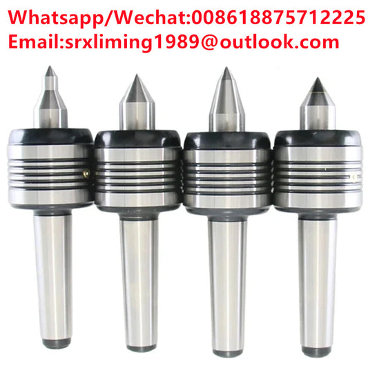 MT2 MT3 MT4 Morse CNC Lathe Rotary Center Standard Double Cone Head Live Center For Morse Turning Center