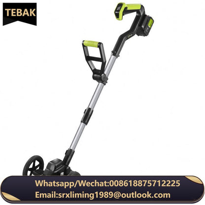 TEBAK Electric Wheeled Lawn Mower Brush Cutter Lawn Mower Polishing Weed Wackering Electric Lawn Mower Grass Weed Trimmer