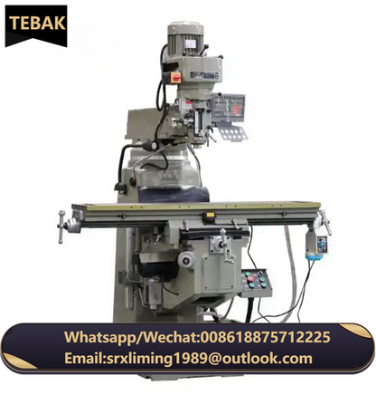 New Vertical  4H Milling Machine Turret  X6325 Metal Milling Taiwan Vertical Turret Milling Machine