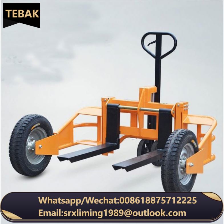 Factory Wholesale 1.5ton Forklifts All Terrain Rough Outdoor Adjustable Electric Pallet Jack Stacker Mounted Hand Pallet Truck