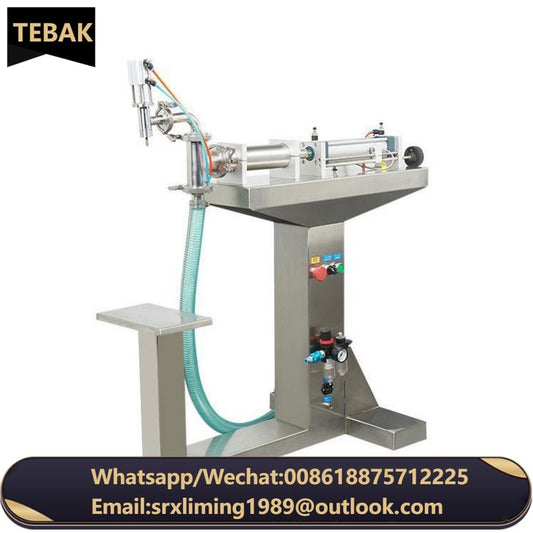 TEBAK Automatic Small Volume 500 ml Gravity Anti Drip Single Nozzle Water Bottle Vertical Liquid Filling Machine