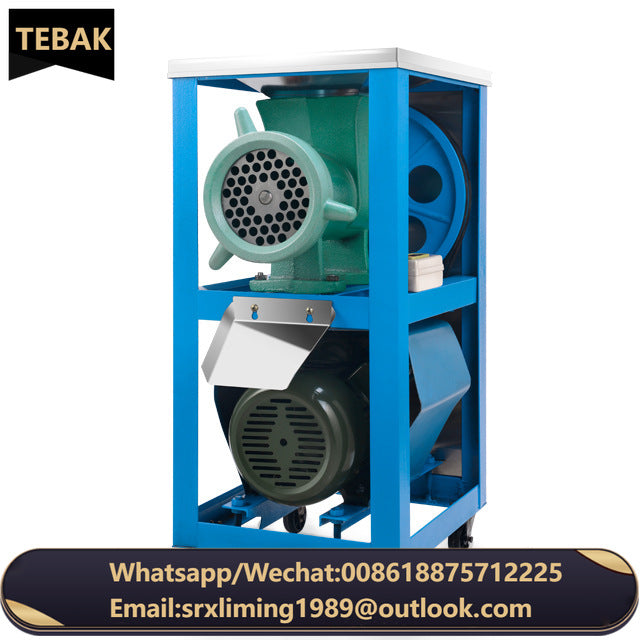 TEBAK Commercial Electric Multi-functional Beef Pork Lamb Chicken Fish Bone Crusher Fresh Meat Grinder 32/42/62 Type Meat Mincer