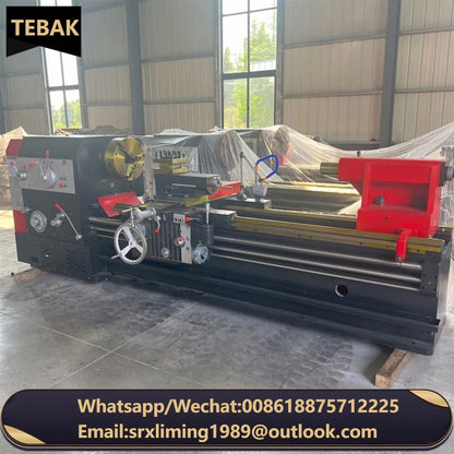 TEBAK Internal External Turning Taper Turning End Facing Other Heavy Duty Multi-functional Metal Horizontal Hand Lathe CW6180