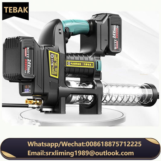 TEBAK for Sale Professional Rechargeable Battery Electric Grease Gun With 600cc 10000 Battery Grease Gun Cordless Grease Gun
