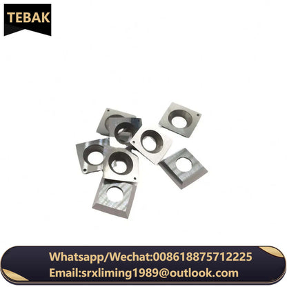 15x15x2.5 R150 Tungsten Carbide Square Woodworking Insert for Wood Turning Tools on Sale