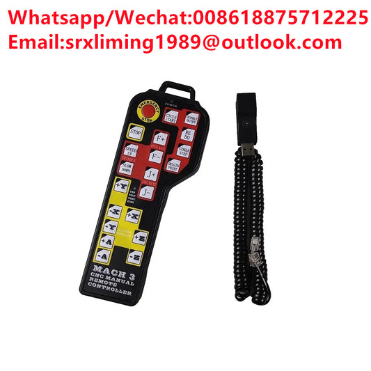 CNC MACH3 electronic handwheel manual controller USBMODBUS MPG CNC engraving machine motion card interface board pulse generator