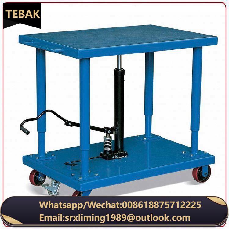 Factory Wholesale Lift Tables Mobile Hydraulic Lifting Table Trolley  MH-F