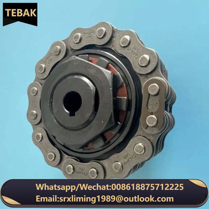 TC Torque Limiter With Chain TC10-16 TC 10-16 Flexible Friction Safety Roller Chain Shaft