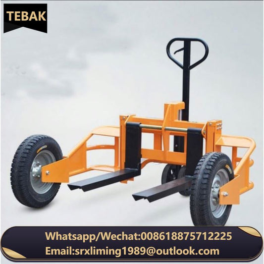 Factory Wholesale 1.5ton Forklifts All Terrain Rough Outdoor Adjustable Electric Pallet Jack Stacker Mounted Hand Pallet Truck