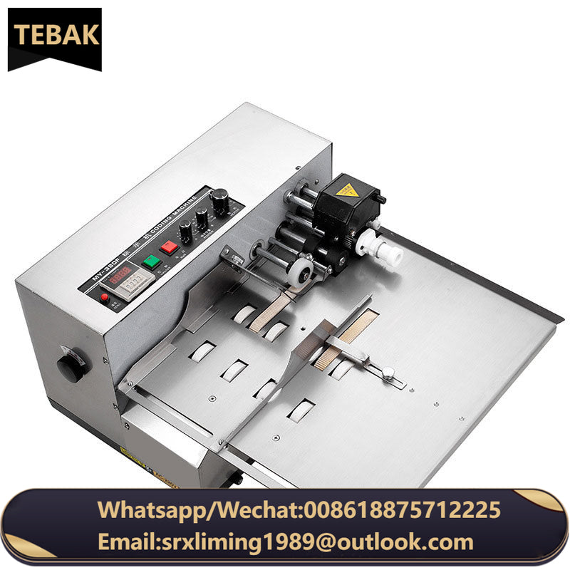 TEBAK SY-MY380 Produce Solid Dry Ink Roll Coding Card Bag Date Marker Coding Machine Printer Machine