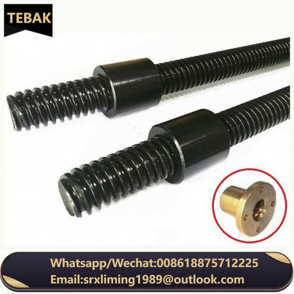D-12 45steel T-screw Threaded Rod M8 M10 M20 Bar Carbon Steel Galvanized Full Thread Stud Bolt DIN976 Rod
