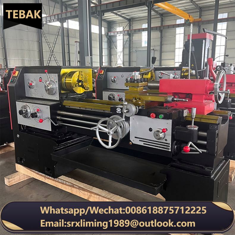 TEBAK High Precision C6136 Ordinary Lathe Horizontal Lathe Rotary Parts Turning Metal Processing Lathe Machine