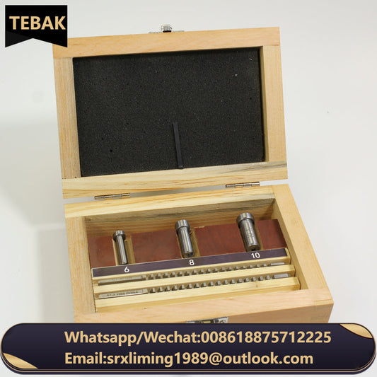 TEBAK Hot Sale 6/PCS Keyway Broach Sets, with Bushing & Shim for Industrial Tools